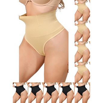 10 Packs Women's High Waisted Briefs Shapewear Tummy Control Underwear Bodyshaper