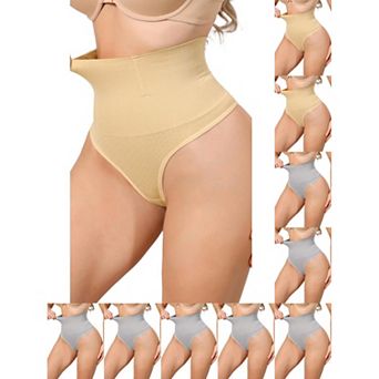 10 Packs Women's High Waisted Briefs Shapewear Tummy Control Underwear Bodyshaper