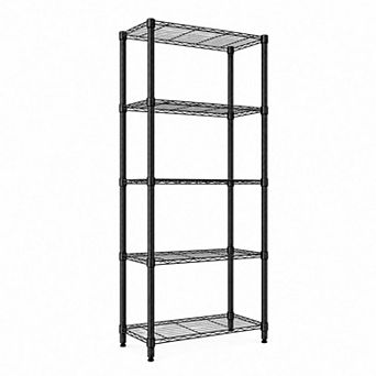 Heavy Duty 5 tier Adjustable Wire Shelving Unit 29"W x72"H x13.7"D 1000Lbs Metal Storage Rack