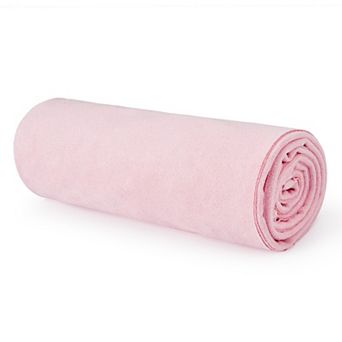 Non-Slip Quick Dry Suede Microfiber Yoga Towel, Soft Lightweight Absorbent Fitness Towel for Pilates
