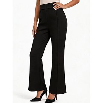 Women’s High Waisted Stretchy Wide Leg Bootcut Dress Pants Business Casual Office Slacks