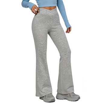 Women’s High Waisted Skinny Yoga Bell Bottoms Track Bell Pants Casual Daily Trousers