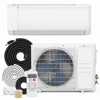 12000 BTU Mini Split AC with Heat Pump, 21 SEER, WiFi, Covers 750 Sq. Ft.