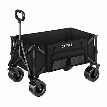 Festival Wagon Cart, 280L Large Capacity, 460lbs Heavy Duty Utility Trolley, All-Terrain Wheels