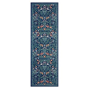 Cute Fox Machine Washable Area Rug Low-Pile Non-Slip Soft Carpet for Bedroom Living Room Kitchen