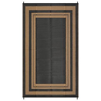 Double-Sided Reversible Outdoor Rug UV-Stabilized Foldable Carpet for Backyard Balcony Camping RV