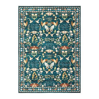 Area Rug Washable Area Rug Vintage Living Room Oriental Traditional Distressed Rugs for Bedroom