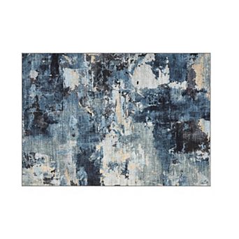 Area Rugs Modern Abstract Area Rug Washable Area Rug Non-Slip Mark Resistant Carpet for Living Room