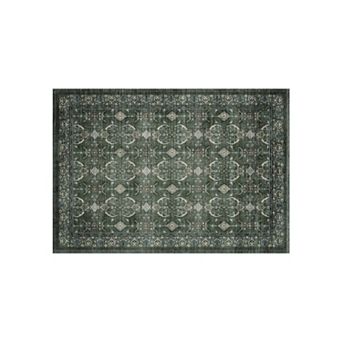Area Rugs Washable Vintage Boho Area Rug Non-Slip mark-Resistant Carpet for Living Room Bedroom