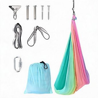 Dual-Layer Sensory Rocking Hammock Swing Chair for Kids & Adults