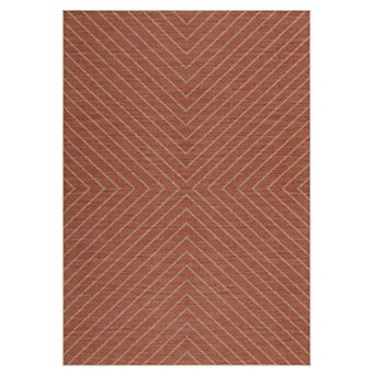 Modern Striped Jute Machine Washable Area Rug Low Pile Non-Slip Carpet for Living Room Bedroom Porch
