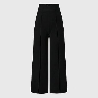 Palazzo Pants for Women Dressy High Waisted Wide Leg Work Pants Casual Flowy Lounge Trousers