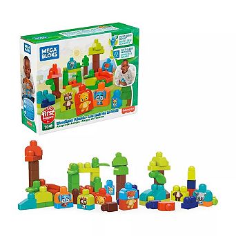Fisher-Price Mega Bloks 70 pc Woodland Building Set