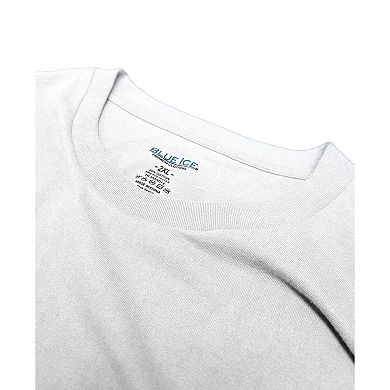 Blue Ice Women's Loose Fit Short Sleeve Crew Neck Solid Tee-5 Pack