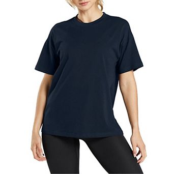 Blue Ice Women's Loose Fitting Short Sleeve Crew Neck Tee (UP TO 5XL)