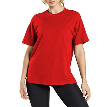 Blue Ice Women's Loose Fitting Short Sleeve Crew Neck Tee (UP TO 5XL)