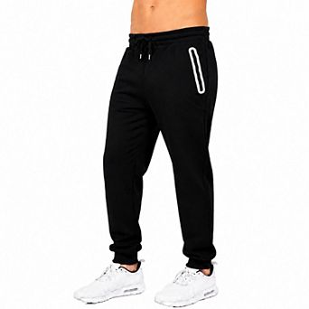Blue Ice Men's Fleece-Lined Jogger With Heat Seal Zipper Side Pockets