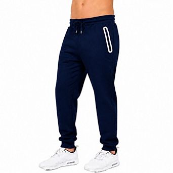 Blue Ice Men's Fleece-Lined Jogger With Heat Seal Zipper Side Pockets