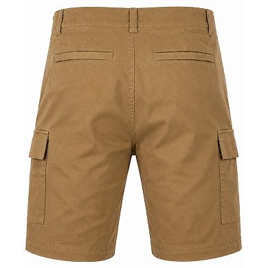 Blu Rock Men's Slim Fit Super Stretch Cargo Shorts-5 Pack