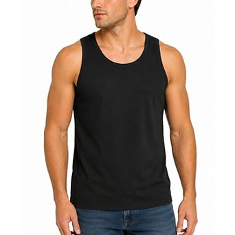 Blu Rock Men's Micro Waffle Knit Heavyweight Sleeveless Tank Top