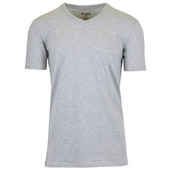 Blu Rock Men's Short Sleeve V-Neck Cotton Stretch Tees