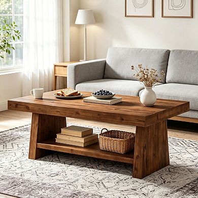 Rustic End Table for Bedroom
