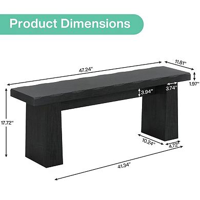 Entryway Bench, Wooden Dining Table Bench End of Bed Bench