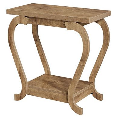 Tea table, side table, coffee table, with storage rack