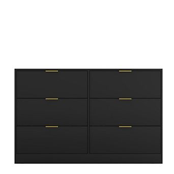 Trikiousd Modern 6-Drawer Dresser, Wood Chest of Drawers for Bedroom