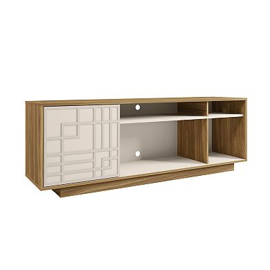 Trikiousd Contemporary TV Stand for TVs Up to 70 Inch Floating Base Design