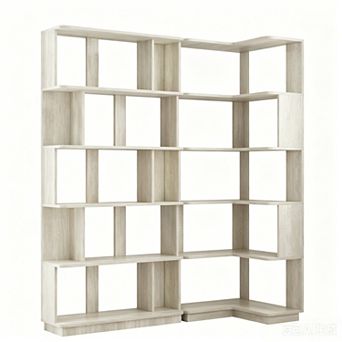 Trikiousd Set of 2 Modular Bookcases Free Combination Storage Shelves
