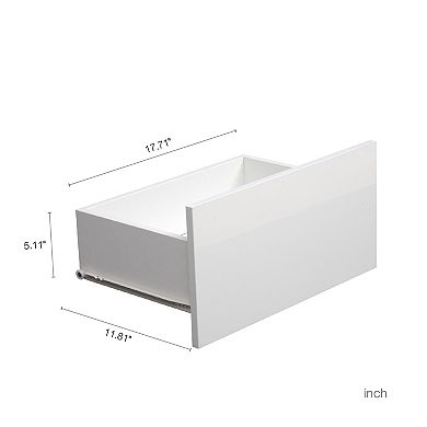 Trikiousd High Gloss TV Stand with LED Lights for TVs up to 65"