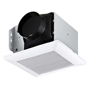 110 CFM Ceiling Bathroom Exhaust Fan in White