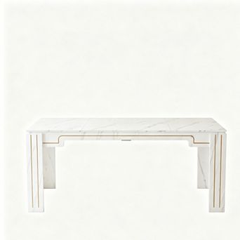 Trikiousd Large Rectangular Dining Table for 6-8 People