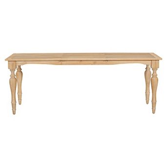 Trikiousd Extendable Dining Table with Removable Leaf, Large Rectangular Dining Table for 6-8