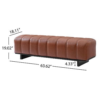 Trikiousd Modern Dining Bench Entryway Bench End of Bed Seating