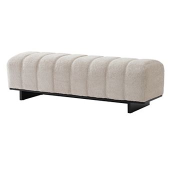 Trikiousd Modern Dining Bench Entryway Bench End of Bed Seating