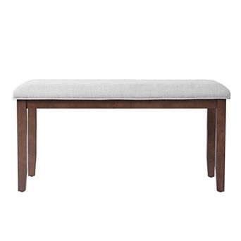 Trikiousd Linen Upholstered Bench Entryway Bench Footstool