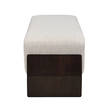 Trikiousd Rubber Wood Bench Stool for 2-3 People