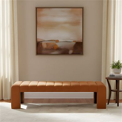 Trikiousd Modern Upholstered Bench