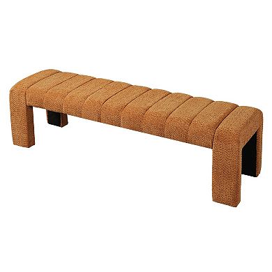 Trikiousd Modern Upholstered Bench
