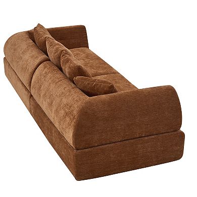 Trikiousd Modular Sectional Sofa 4 Seat Sofa Boneless Couch