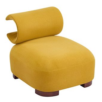 Trikiousd Modern Polyester Accent Chair Pet Friendly Living Room Armchair
