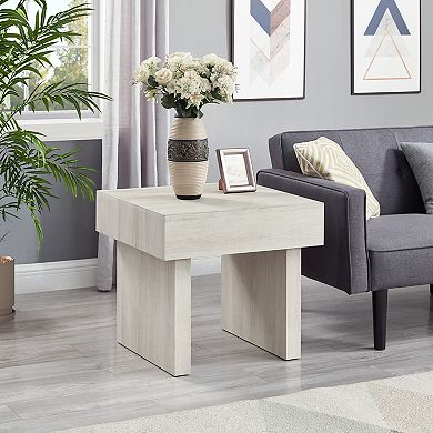 Trikiousd Modern Accent End Table with Sleek Minimalist Design