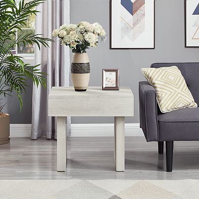 Trikiousd Modern Accent End Table with Sleek Minimalist Design
