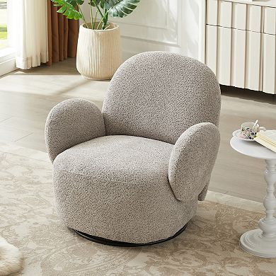 Trikiousd Swivel Accent Chair Upholstered Lounge Chair