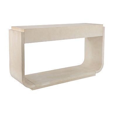 Trikiousd Antique Style Console Table with 3 Drawers and Display Shelf