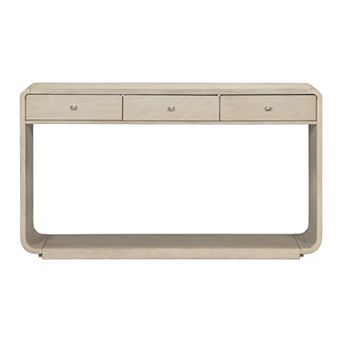 Trikiousd Console Table with 3 Drawers and Bottom Shelf