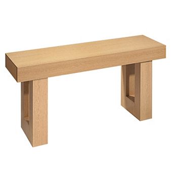 Trikiousd Farmhouse Console Table with Hidden Storage