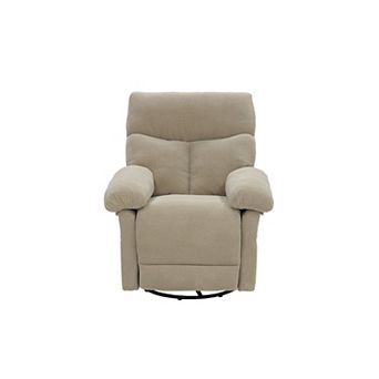 Trikiousd Swivel Rocker Recliner Chair Manual Glider Accent Chair